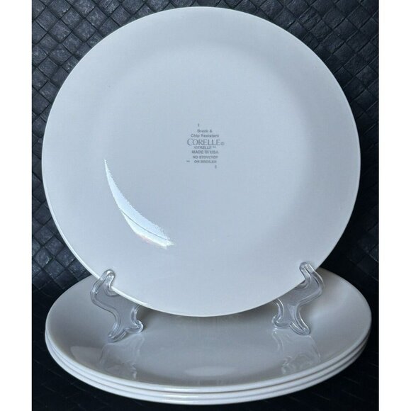 Corelle By Corning 4 Bread Plates Ivory  Coordinates With Other Ivory Sets EUC - Picture 3 of 8